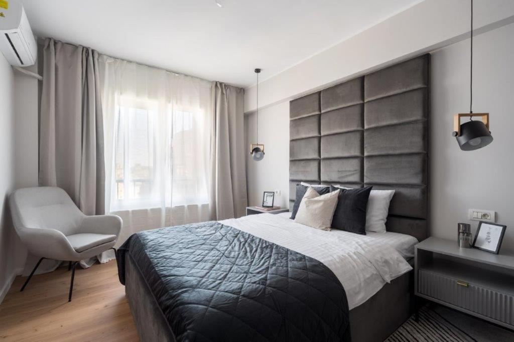 בוקרשט Downtown Modern - 2Br Apartment מראה חיצוני תמונה